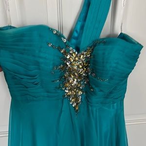 Blue Night Moves Prom or Pageant Gown